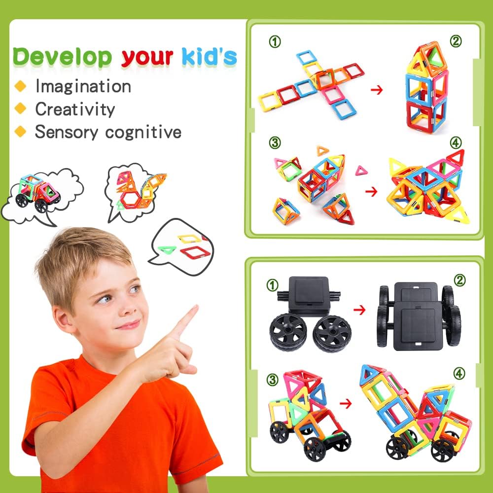 Magnetic Wonder ™: Magnetic Play Tiles