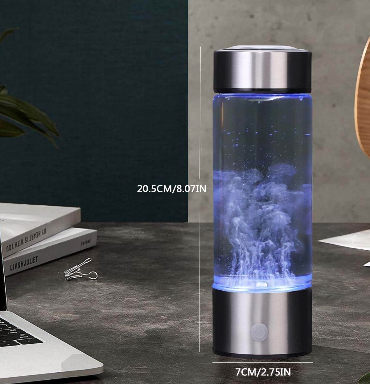 HydraZen™️: One Touch Hydrogen Water Tumbler